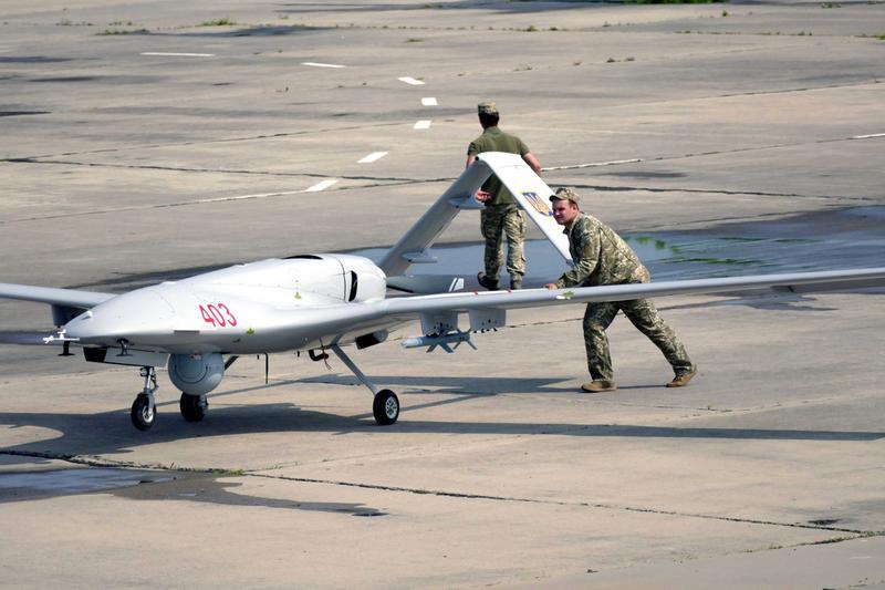 Drona Bayraktar TB2 primita de fortele armate ucrainene