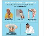 Simptomele lipsei de vitamină D