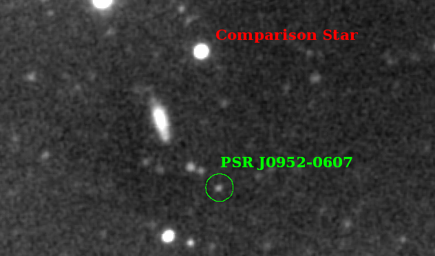 Sistemul binar in care se afla PSR J0952-0607