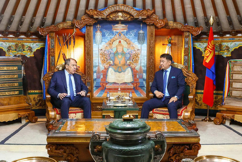 Serghei Lavrov in vizita in Mongolia