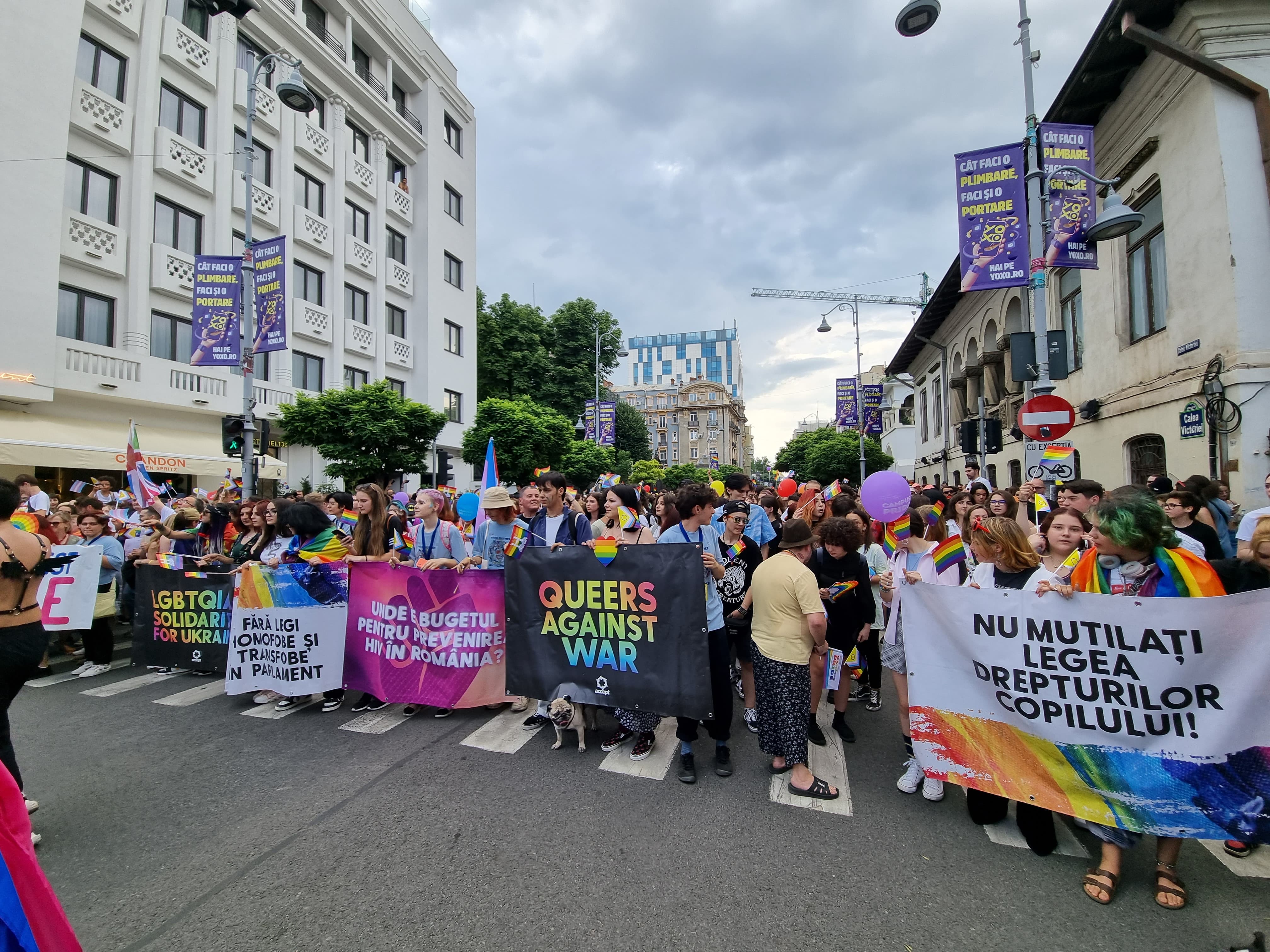 Marșul Bucharest Pride: 15.000 De Oameni Au Defilat Cu Bannere Prin Care Au  Cerut Egalitate în Drepturi Pentru Persoanele LGBT