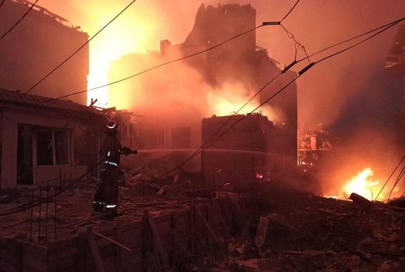Război în Ucraina: Incendiu după un atac rusesc cu rachete de croazieră asupra regiunii Odesa