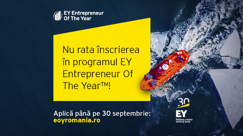 Înscrieri la competiția "EY Entrepreneur Of The Year" - 2022