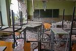 Școală distrusă într-o localitate din regiunea Harkov