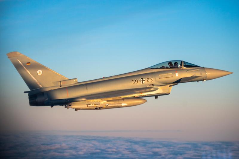 Eurofighter Typhoon în misiune NATO