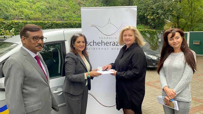 Fundația Scheherazade a donat un microbuz persoanelor cu nevoi speciale din regiunea Harkov - Ucraina