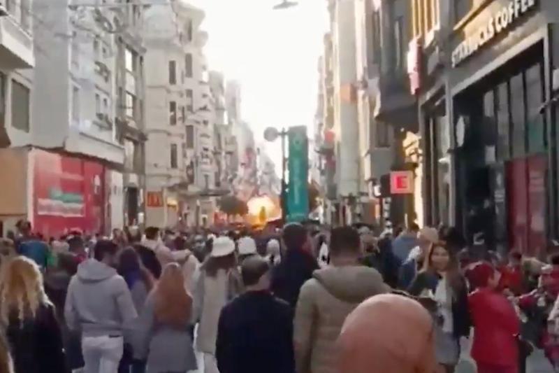 Momentul exploziei din Istanbul