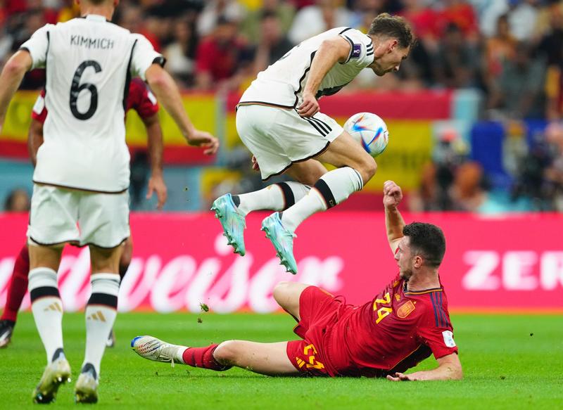 Faza din meciul Spania vs Germania de la CM 2022