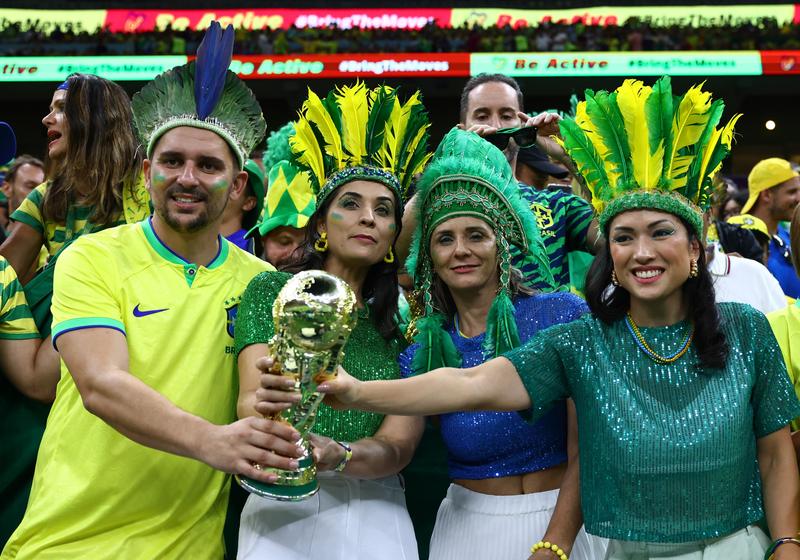 Brazilia si fanii ei de la CM 2022