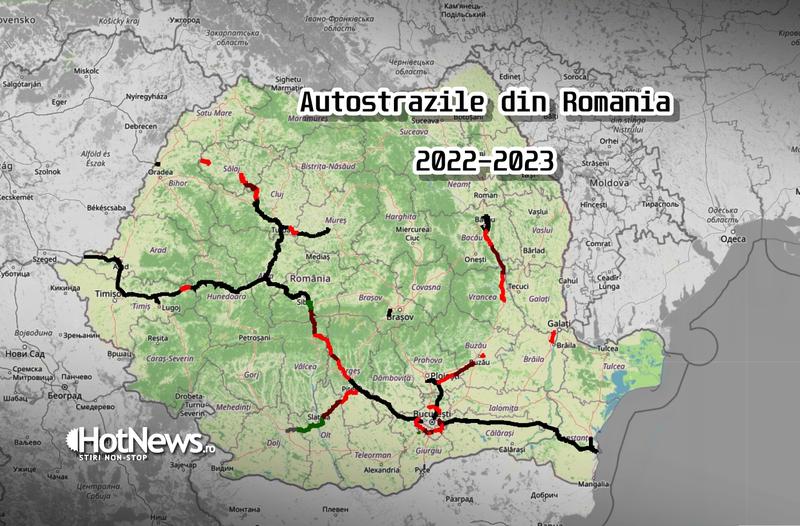 Autostrazile din Romania - 2022 si 2023