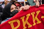 Manifestație a susținătorilor PKK