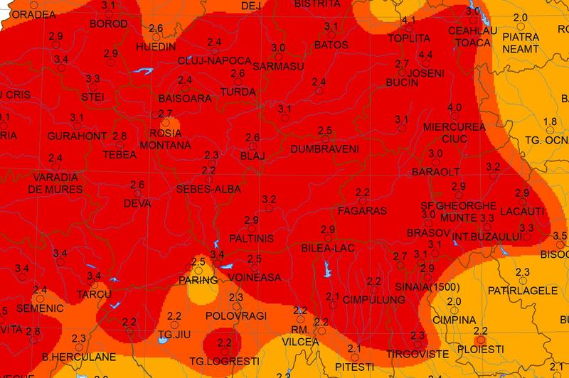 Zona din Transilvania unde a fost in decembrie 2022 mult mai cald decat in mod normal