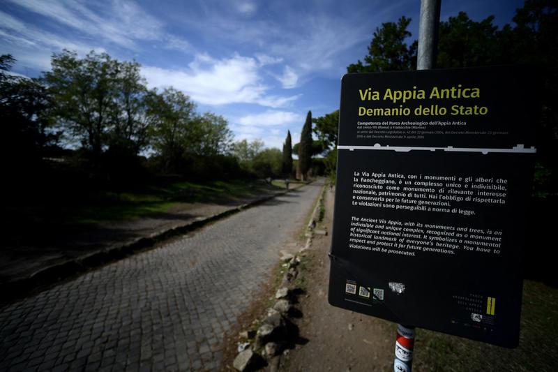 Via Appia Antica din Roma, Italia