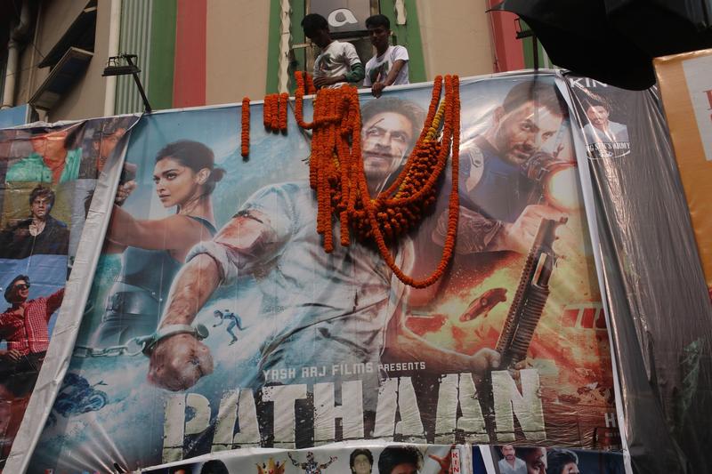 Afis pentru „Pathaan” in India