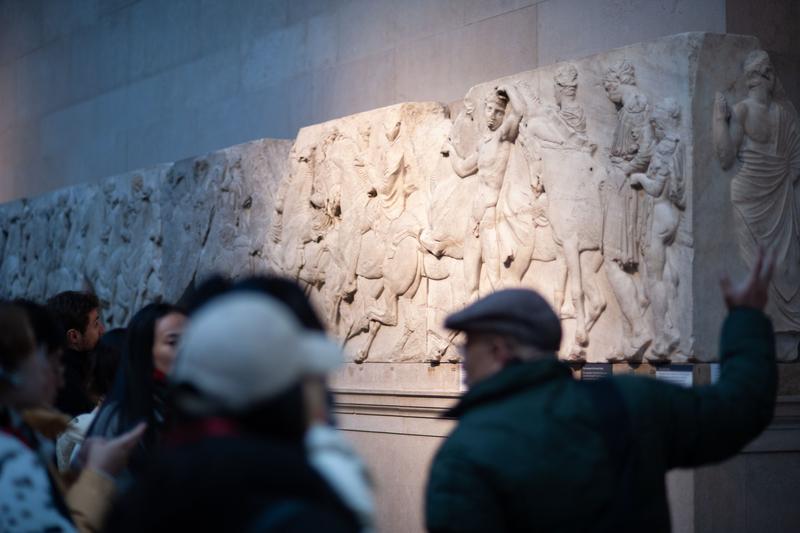 Friza a Partenonului aflata la British Museum