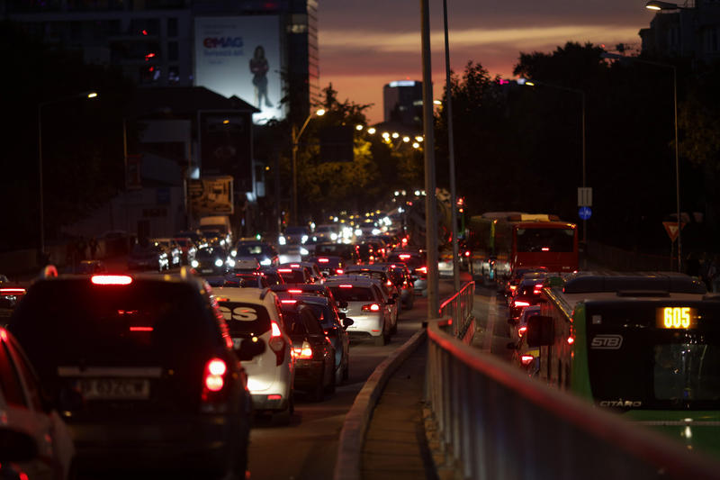 Trafic aglomerat în București