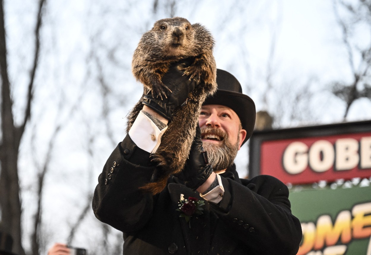 VIDEO SUA: Marmota Phil a prezis că iarna va dura încă şase săptămâni