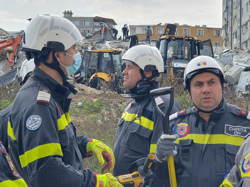Echipa de salvatori români în Turcia