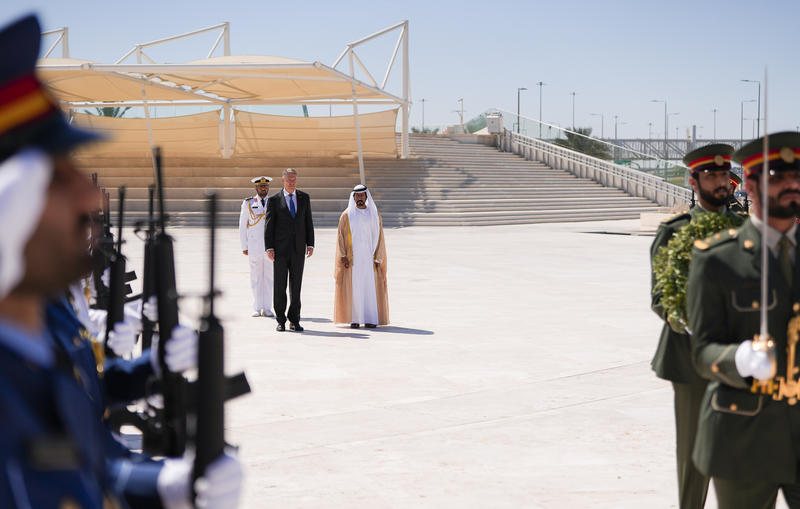 Klaus Iohannis în vizită oficială în Emiratele Arabe Unite