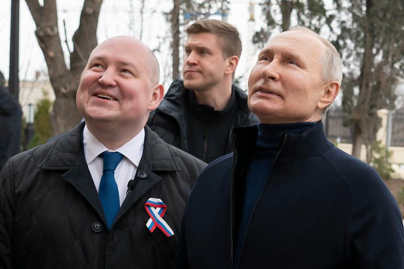 Putin in vizita in Crimeea la noua ani de la anexarea ilegala a peninsulei