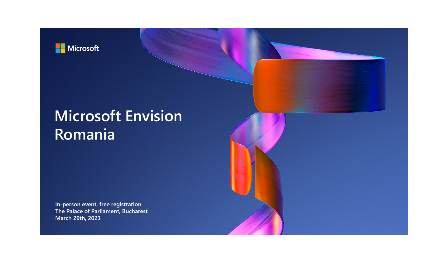 About the present, future, innovation and digitalization of business, at Microsoft Envision Romania
