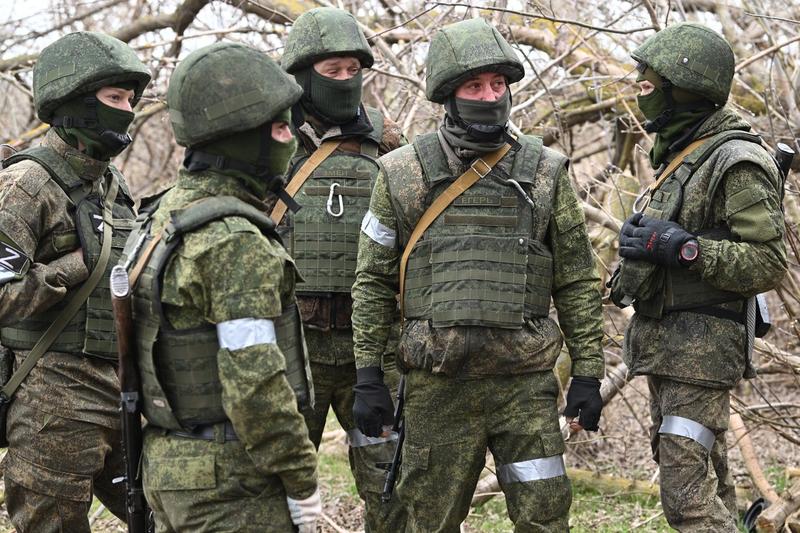Militari ruși pe frontul din Ucraina