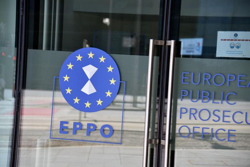 Intrare în sediul Parchetului European EPPO din Luxemburg