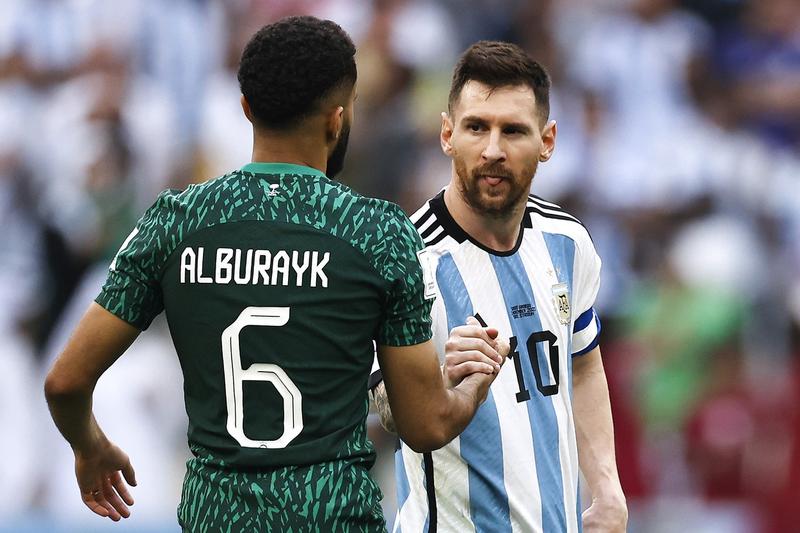 Mohammed Al Burayk  și Lionel Messi