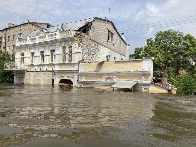 Inundații în Herson
