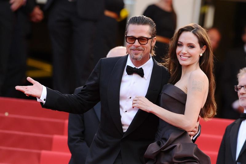 Brad Pitt și Angelina Jolie, la Cannes, în 2011