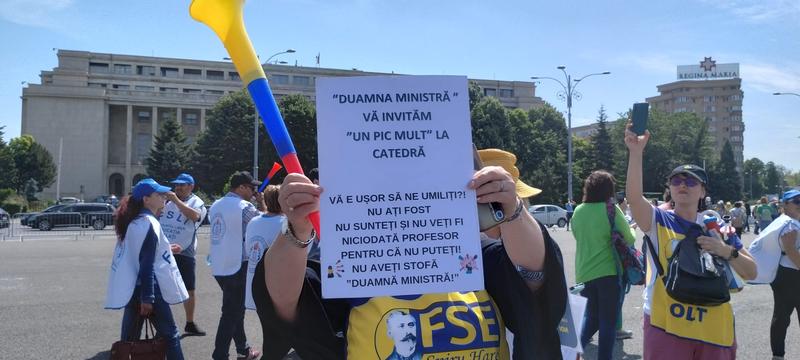 Protest profesori, 9 iunie