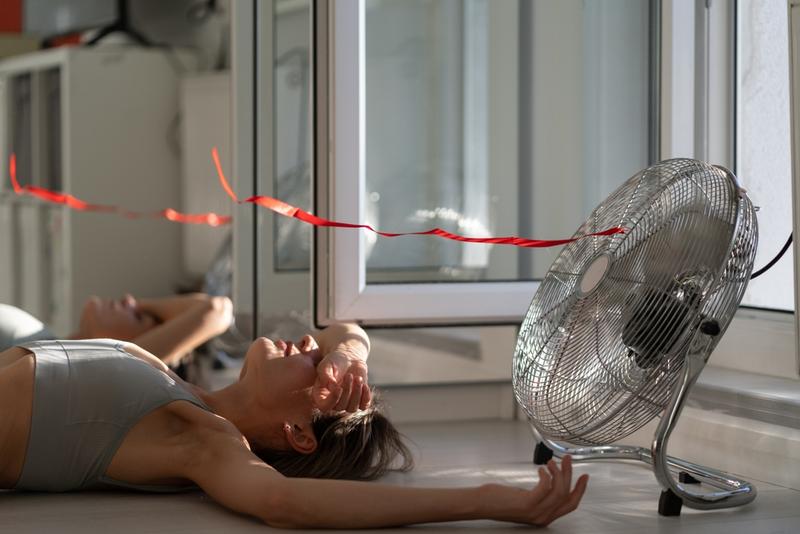Ventilatorul este folosit des în timpul caniculei