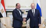 Președintele rus Vladimir Putin alături de omologul său egiptean Abdel Fattah El-Sisi înainte de summitul Rusia - Africa