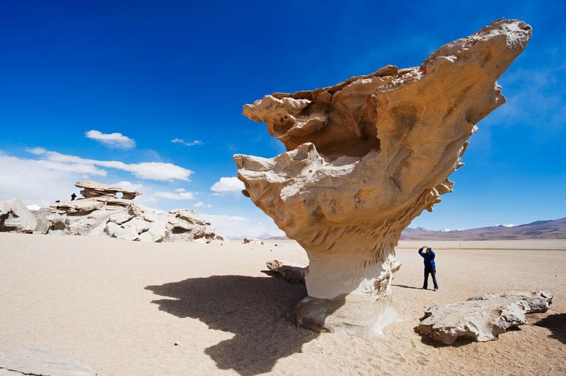 formațiune de roci de pe platoul Altiplano