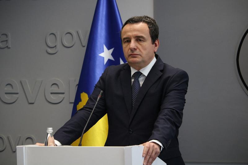 Premierul din Kosovo, Albin Kurti
