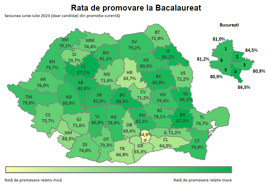 Rezultate BAC 2023. Notele la bacalaureat, publicate pe edu.ro