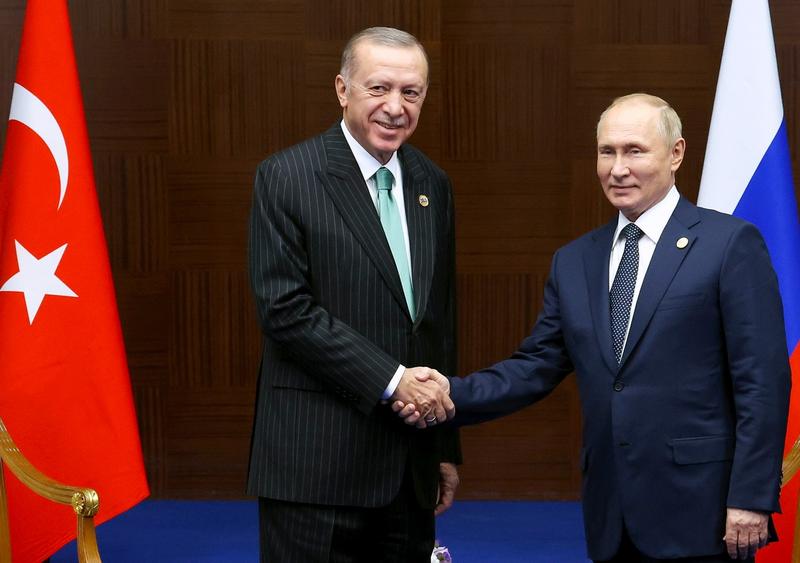 Erdogan și Putin în 2022