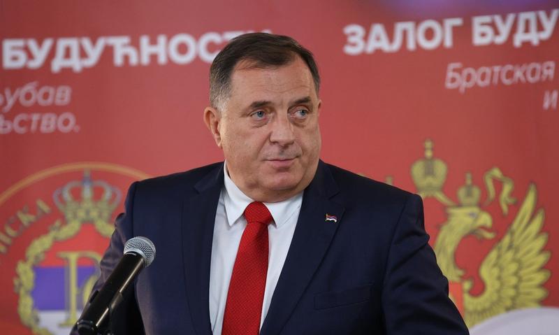 Milorad Dodik, preşedintele Republicii Srpska, entitatea sârbă din Bosnia-Herţegovina