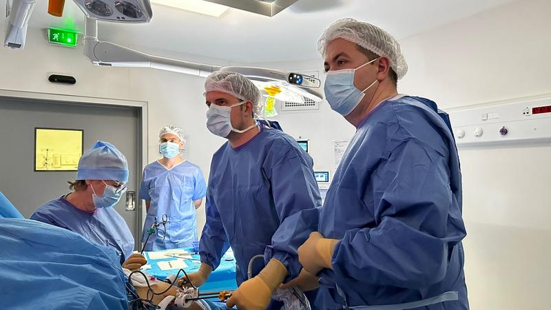 Dr. Costel Rad și Dr. Dumitru Pocreata de la Spitalul MedLife Brașov, schimb de experiență cu medicii din Franța