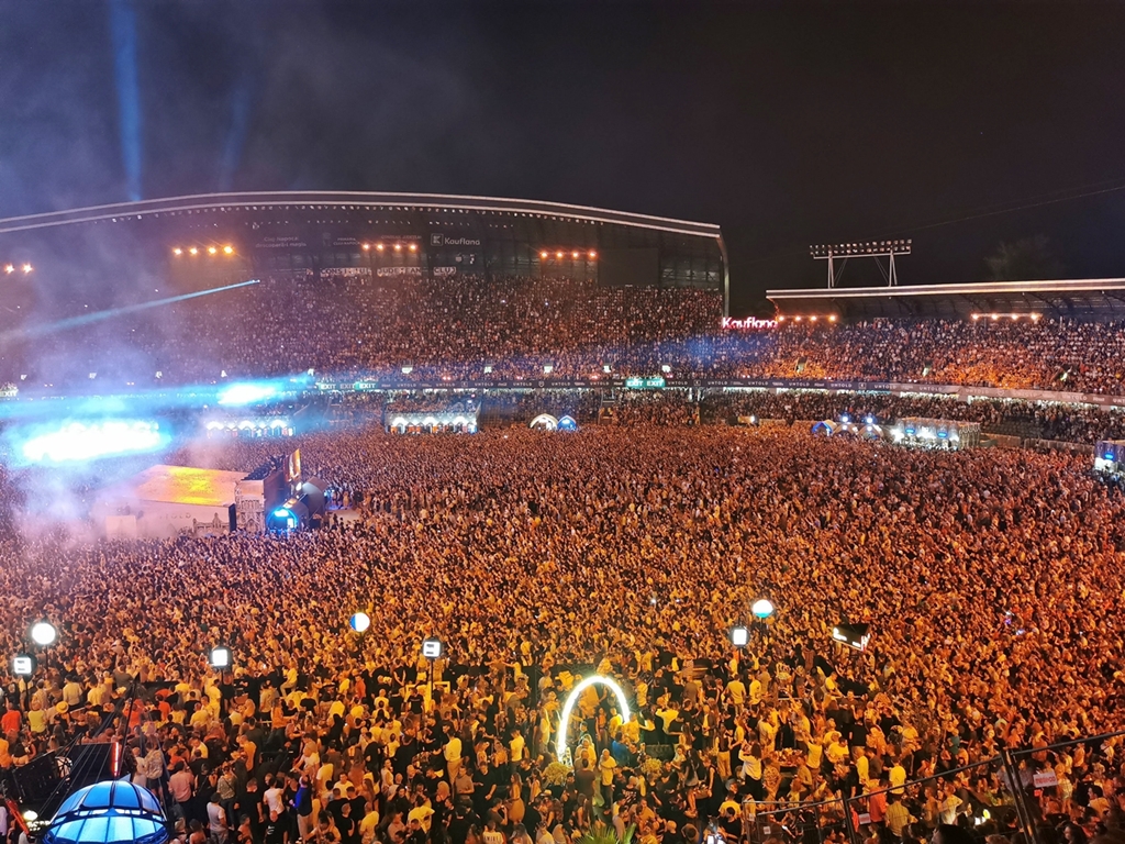 Imagine Dragons, show exploziv la UNTOLD 2023 - Promisiunea trupei după primul concert susținut în România - HotNews.ro