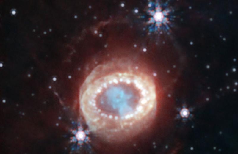 Supernova 1987A - detaliu