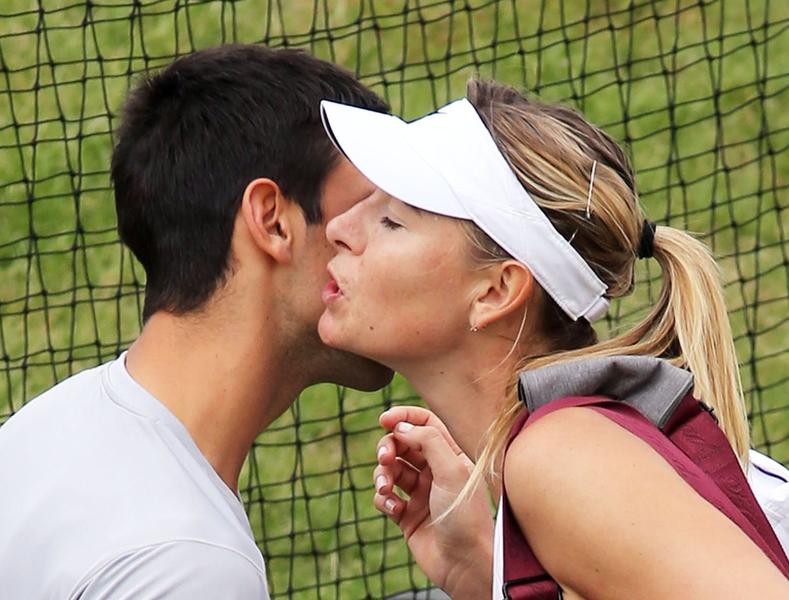 Novak Djokovic și Maria Sharapova
