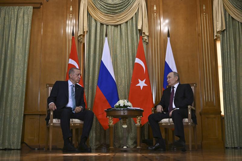 Recep Erdogan și Vladimir Putin la Soci