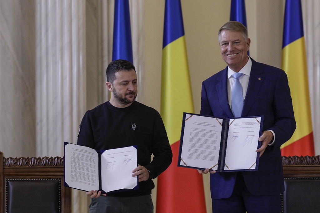 Zelenski: Sunt recunoscător partenerilor noştri români pentru substanţa reală a activităţii noastre comune