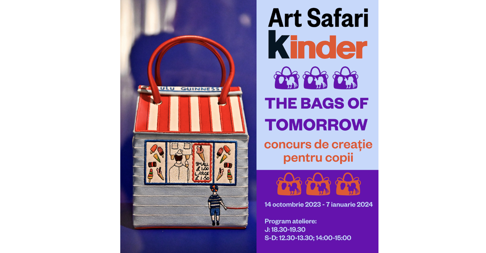 Copiii devin designeri de genți! Art Safari Kinder lansează concursul „The Bags of Tomorrow”