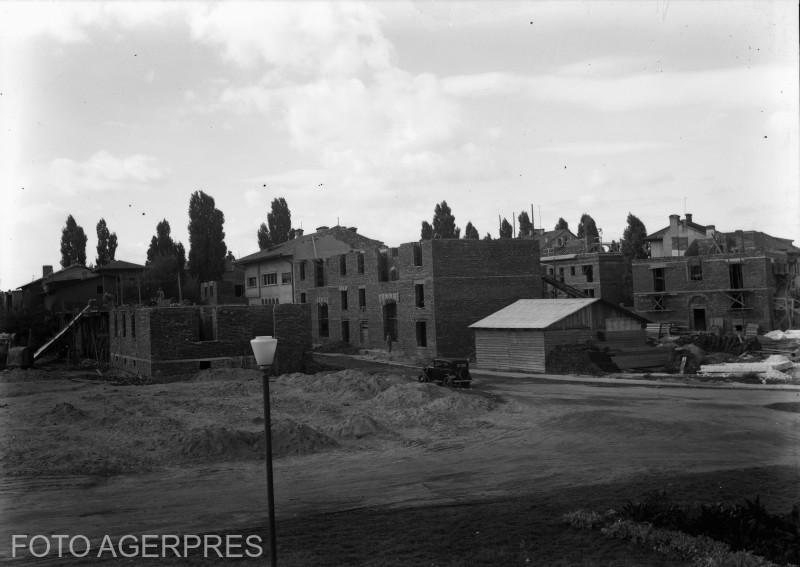 Constructii in zona Floreasca in anii 1950