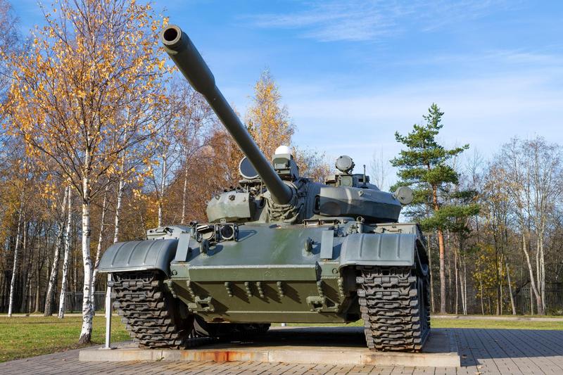 Tanc T-62M la un muzeu militar