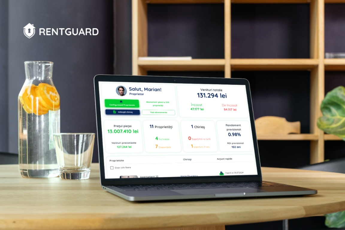 RentGuard – Soluția inovatoare pentru managementul proprietăților de închiriat