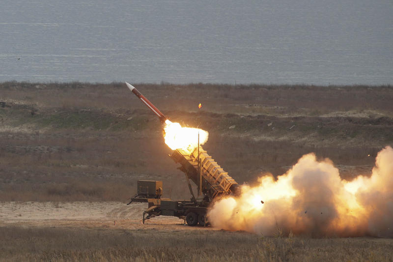 Lansarea unei rachete Patriot de către un sistem românesc