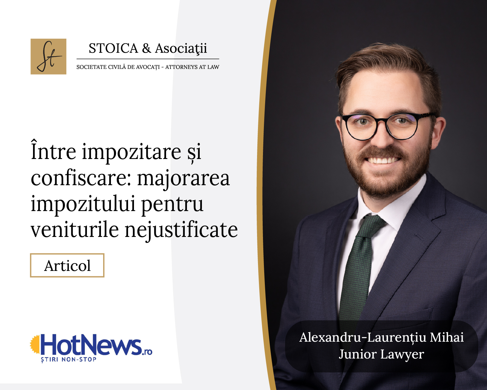 Între impozitare și confiscare: majorarea impozitului pentru veniturile nejustificate